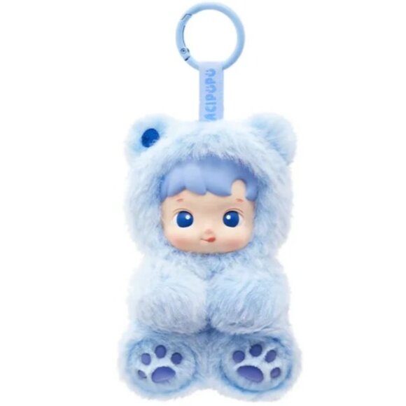Pop Mart Hacipupu Gummy Bear Fruity Flavor Series Vinyl Plush Blueberry Flavor - Picture 1 of 2